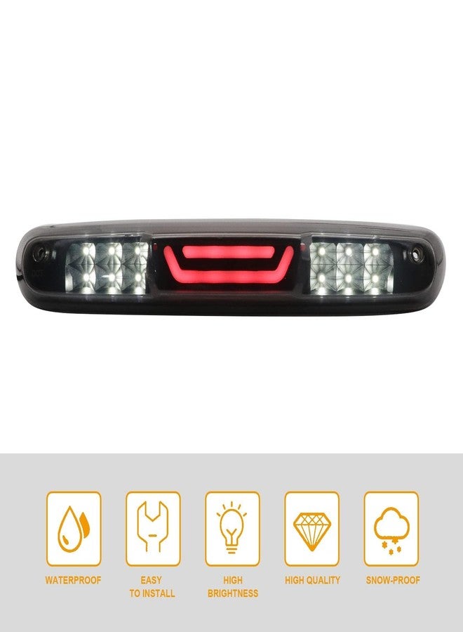 FZJDSD LED 3rd Third Brake Light Lamp High Mount Stop light 25890530 Compatible with Chevy Silverado GMC Sierra 1500 2500 3500 2007-2013 Rear Cargo Lamp - Image 4